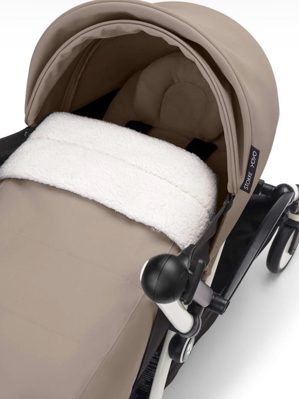 Stokke Yoyo 3 0+ Newborn Foot Cover/Muff - Taupe